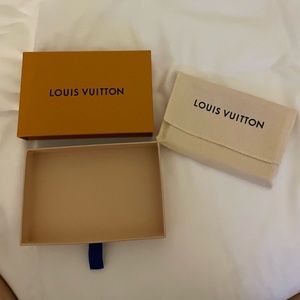 Louis Vuitton Wallet box and dust bag